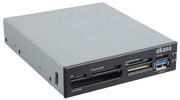 AKASA AK-ICR-07U3 Internal Card Reader - Front Panel - Main image