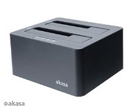 AKASA DuoDock X3, 2 x Dualní HDD/SSD slot USB 3.1 Gen 1 / AK-DK08U3-BKCM - Externí dokovací stanice