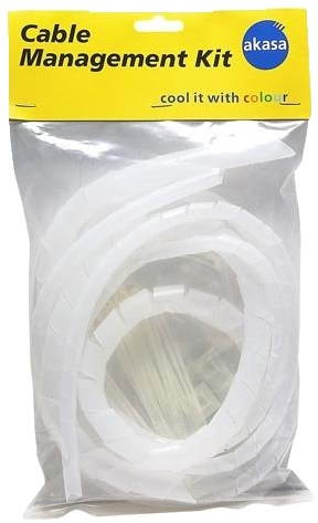 AKASA Tidy Kit white - Cable Bundling Kit - Main image