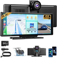 ESSGOO Smart Car Display 10.26", CarPlay, Android Auto, 4K Front Camera and Rear Camera - Car Display