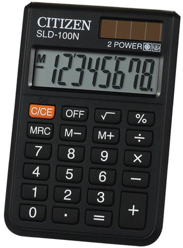 CITIZEN SLD100NR black - Calculator - Main image