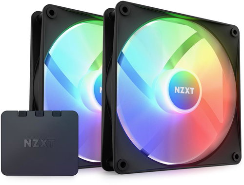 NZXT F140 RGB Core Matte Black Twin Pack Main image NZXT F140 RGB Core Matte Black Twin Pack - PC Fan - Main image