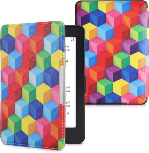 KW Mobile - Colorful Blocks - KW4556946 - case for Amazon Kindle Paperwhite 1/2/3 - multicolour - E-Book Reader Case - Main image
