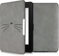 KW Mobile - Meow Meow - KW4974709 - pouzdro pro Amazon Kindle Paperwhite 1/2/3 - šedé - E-Book Reader Case