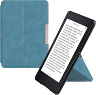 KW Mobile - Origami Petrol - KW4578078 - pouzdro pro Amazon Kindle Paperwhite 1/2/3 - modré - E-Book Reader Case