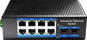 CUDY 8-Port Gigabit Industrial Switch with 2 Gigabit SFP Port - Switch