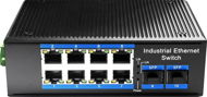 CUDY 8-Port Gigabit Industrial PoE Switch with 2 Gigabit SFP Port - Switch