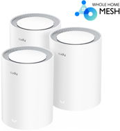 CUDY AX3000 Wi-Fi 6 Mesh 2,5Gb Solution, bílý (3-pack) - WiFi systém