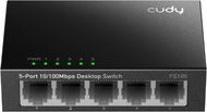 CUDY 5-Port 10/100 Mbps Desktop Switch - Switch