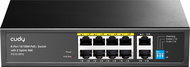 CUDY 8-Port 10/100M PoE+ Switch with 2 Uplink GbE - Switch