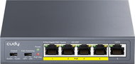 CUDY 5-Port Gigabit PoE+ Switch - Switch