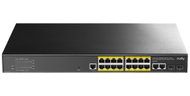 CUDY 16-Port Layer 2 Managed Gigabit PoE+ Switch - Switch