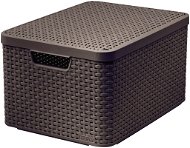 Aufbewahrungsbox CURVER STYLE BOX mit Deckel L, 03619-210 – braun - Úložný box