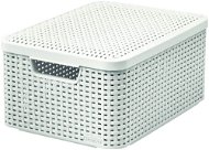 Curver storage box with lid RATTAN style2 M - Storage Box
