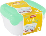 Curver SET FRESH&GO 3x0,8l jars - mint - Food Container Set