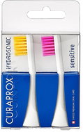 CURAPROX Hydrosonic replacement head PRO sensitive 2 pcs yellow/pink - Toothbrush Replacement Head