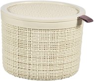 Curver Jute Round Basket - Beige - Storage Box