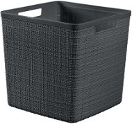 Curver Basket Jute Cube - Dark Grey - Storage Box
