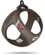 CURLI Harness for dogs with buckle Corduroy Brown, 3 XS, 1,5-3 kg - Harness