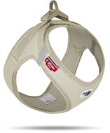 CURLI Harness for dogs with buckle Corduroy Tan, 3 XS, 1,5-3 kg - Harness