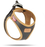 CURLI Harness for dogs made of apple leather Black, L, 8-13 kg - Harness