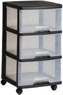 Curver Shelf with drawers black 3 × 20 l, width 37 cm - Shelving Unit