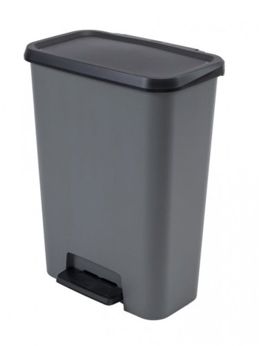 Curver Compatta Bin 50L, Grey - Rubbish Bin - Main image