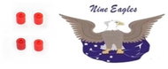 Nine Eagles készlet gumi csendes blokkok - Pótalkatrész