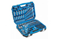Hogert Gola set 1/4", 3/8", 1/2" 222 pcs - Socket Wrench Set