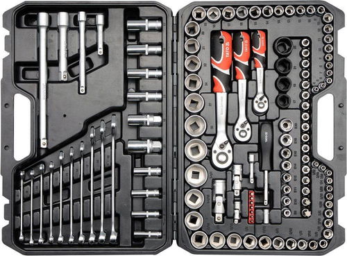 Yato Gola sada 1/2", 3/8", 1/4" + príslušenstvo 120 ks - Gola sada - Hlavný obrázok