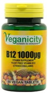 Veganicity Vitamín B12 1000µg (Cyanocobalamin), 90 vegan tablet - Vitamín B