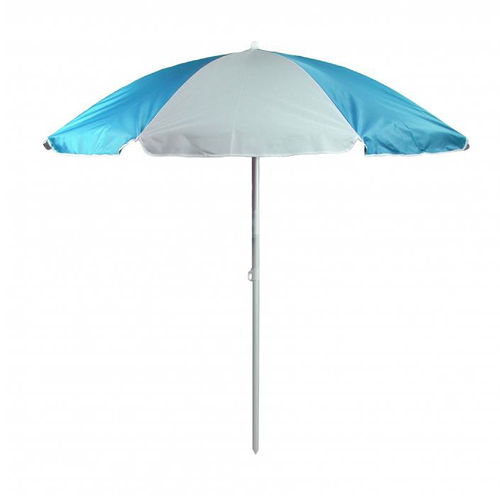 CAPPA Slunečník zahradní, modro/bílý 180cm - Slunečník - Hlavní obrázek