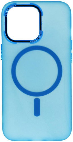 C4M MagSafe pouzdro Frosted pro iPhone 13/ iPhone 14 - modré - Phone Cover - Main image