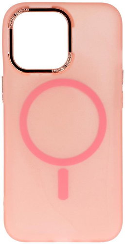 C4M MagSafe pouzdro Frosted pro iPhone 14 Plus - růžové - Phone Cover - Main image