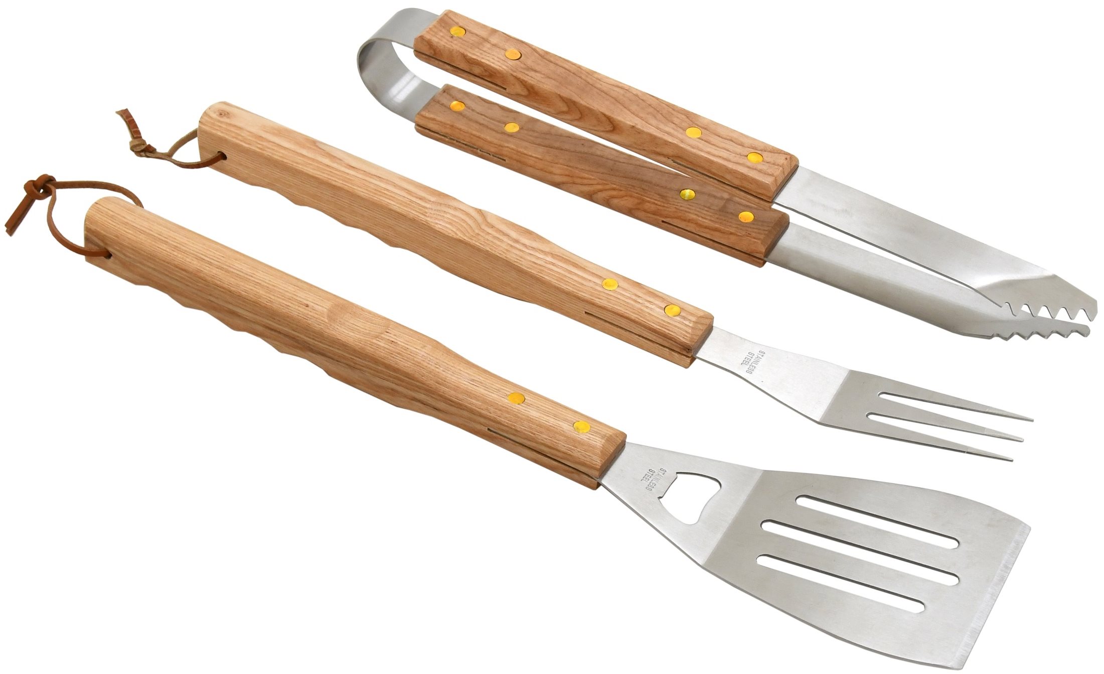 CATTARA Grill eszközök WOOD szett 3 darab