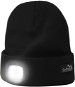 Cattara Cap BLACK with LED flashlight USB charging - Headlamp
