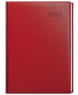 Baloušek tisk týdenní diář Oskar vivella A5 bordó 2023 - Diář
