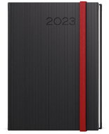 Baloušek tisk týdenní diář Oskar vigo A5 černá 2023 - Diář