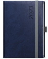 Baloušek tisk týdenní diář Oskar Reno A5 modrá 2023 - Diář