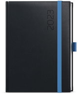Baloušek tisk týdenní diář Oskar Reno A5 černá 2023 - Diář