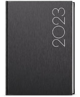 Baloušek tisk týdenní diář Oskar ForMen A5 Black 2023 - Diář