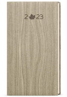 Baloušek tisk týdenní diář Jakub wood kapesní světle hnědá 2023 - Diář