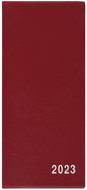 Baloušek tisk měsíční diář Xenie PVC bordó 2023 - Diář