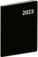 Presco Group kapesní diář černý 2023 plánovací měsíční A7 - Planner