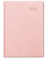 Baloušek tisk denní diář Adam vivella B6 pastelově růžová 2023 - Diář