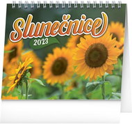 Presco Group Stolní kalendář Slunečnice s citáty 2023 - Stolní kalendář