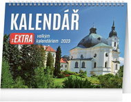 Presco Group Stolní kalendář s extra velkým kalendáriem 2023 - Stolní kalendář