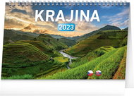 Presco Group Stolní kalendář Krajina CZ/SK 2023 - Stolní kalendář