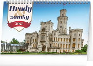Presco Group Stolní kalendář Hrady a zámky 2023 - Stolní kalendář
