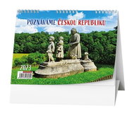 Baloušek tisk Stolní kalendář Poznáváme Českou republiku 2023 - Stolní kalendář